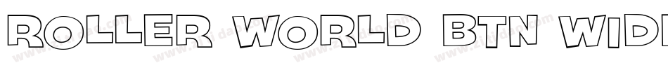 Roller World BTN Wide Bold Out字体转换